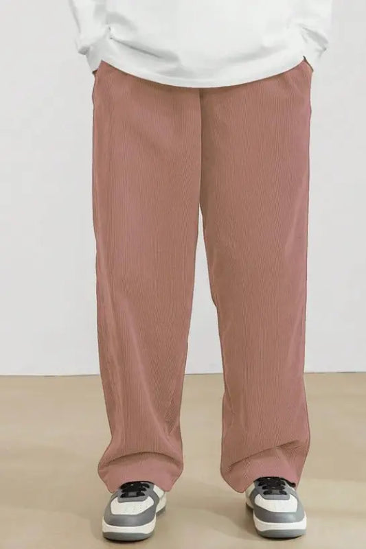 SMOWKLY Men's Premium Cotton Blend Relaxed Fit Comfortable Sweatpant Trouser || Flexible Elastic Waist with Drawstring || Pant for Causal Wear younik