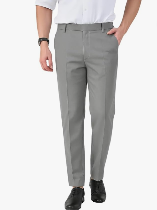 ZEEGOLD Men's Regular Fit Formal Trouser || Superior Comfort || Penta Series younik