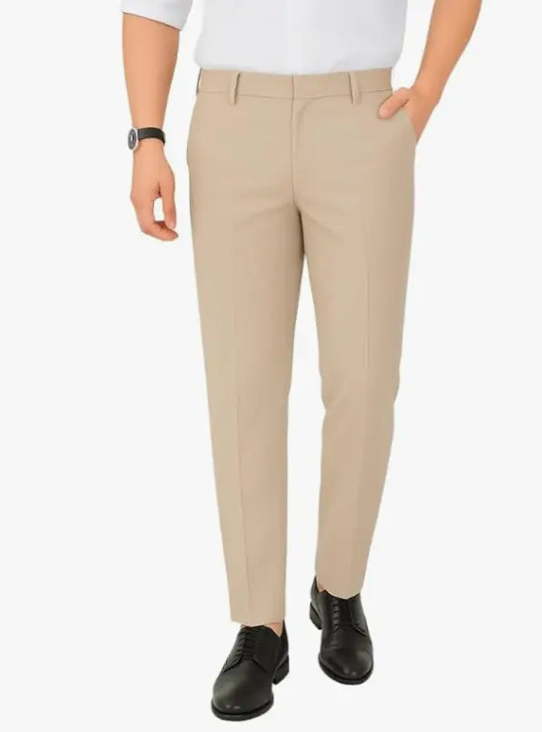 ZEEGOLD Men's Regular Fit Formal Trouser || Superior Comfort || Penta Series younik