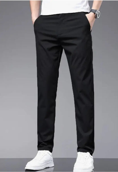 TOPLOT Men's Stylish Slim-Fit Casual Trousers younik