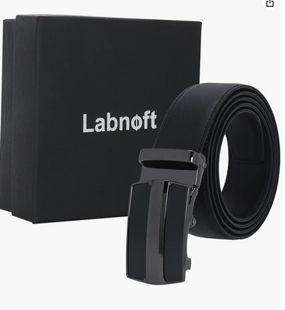 Labnoft Men's Auto Lock PU Leather Belt younik