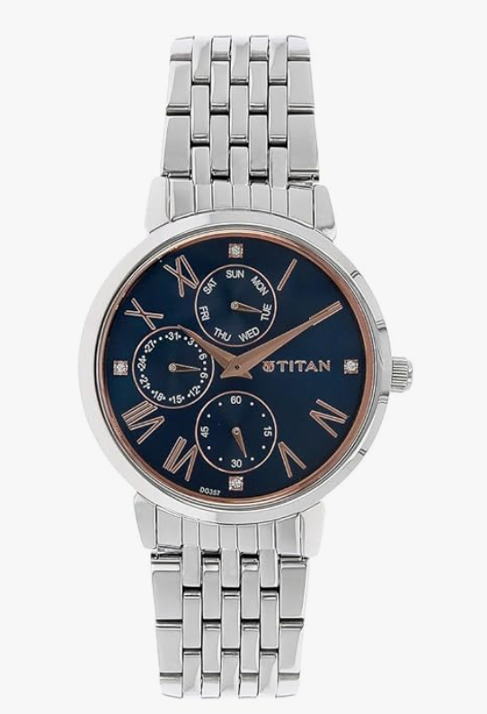 Titan Ladies Neo - Ii Analog Blue Dial Women's Watch younik