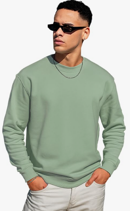 Sleepynuts Men's Full Sleeve Round Neck Fleece Sweatshirt younik