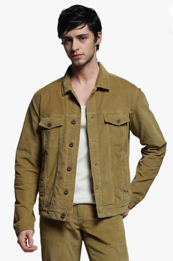 JACK & JONES Men's Cotton Blend Standard Length A-Line Coat younik