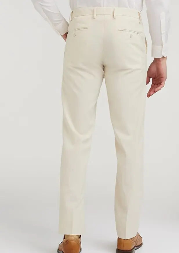 Peter England Men's Slim Fit Mid Rise Solid Formal Trouser younik