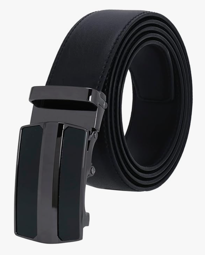 Labnoft Men's Auto Lock PU Leather Belt younik