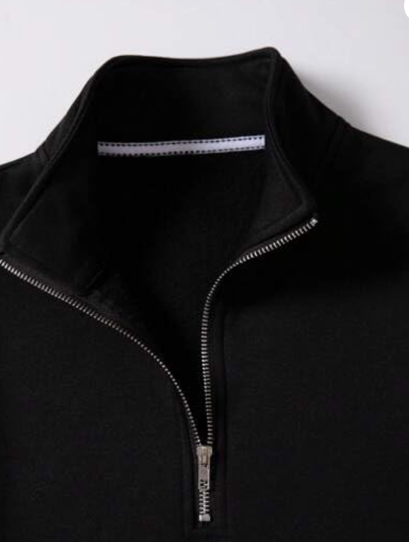 The Modern Soul Half Zipper Solid Sweatshirt for Men younik