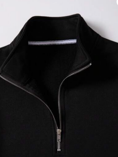 The Modern Soul Half Zipper Solid Sweatshirt for Men younik