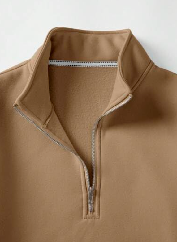 The Modern Soul Half Zipper Solid Sweatshirt for Men younik