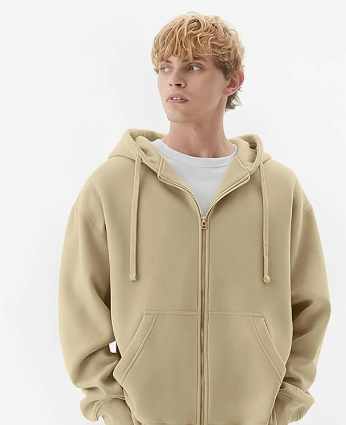 Maniac||Fullzipper Solid Sweatshirt for men || Hooded Neck || Full Sleeve Loosefit sweatshirt for men||Hoodie for men||Sweatshirt for man younik