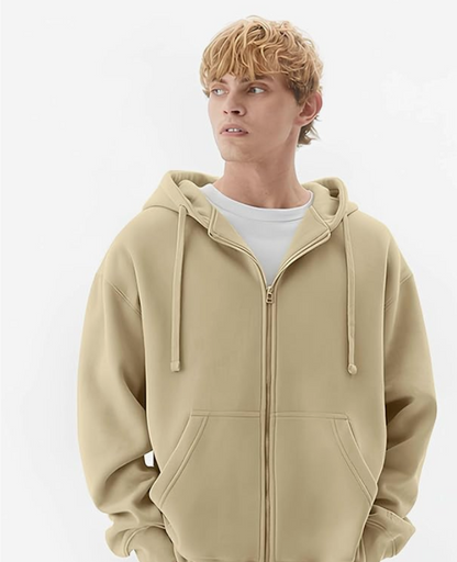 Maniac||Fullzipper Solid Sweatshirt for men || Hooded Neck || Full Sleeve Loosefit sweatshirt for men||Hoodie for men||Sweatshirt for man younik